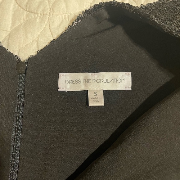 Black Sequin Dress - Picture 4 of 4